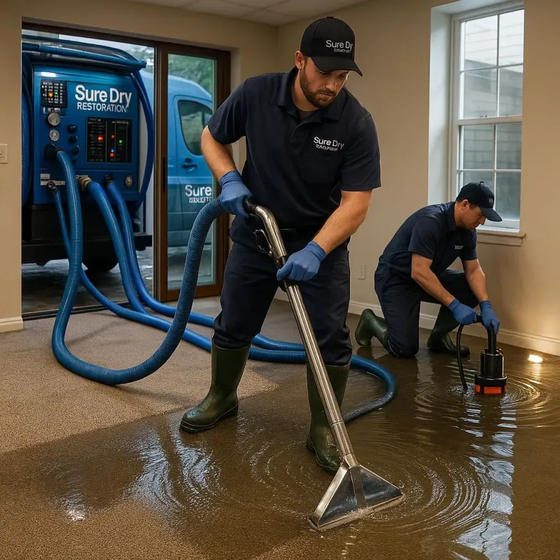 Water Extraction and Removal process in Tiptonville, TN